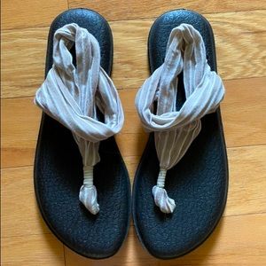 Sanuk sandals (VERY gently used)